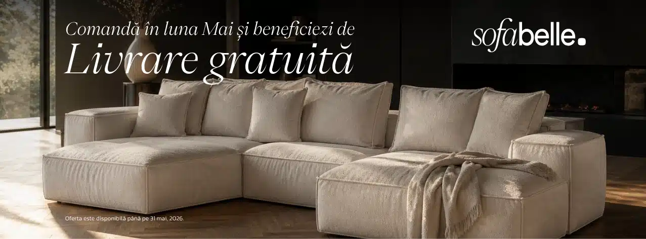 canapea premium Romania coltar Sofa Belle Bucuresti Brasov Cluj mobilier tapitat transport gratuit